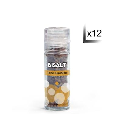 Bisalt Bisalt Black Pepper Mill (x12) 45 G