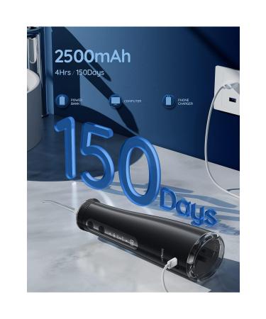 Mornwell Oral Irrigator for Teeth Wireless Mornwell Water Flosser 4 Cleaning Modes 6 Nozzles 270ml Water Tank - Buy Online on GoSupps.com