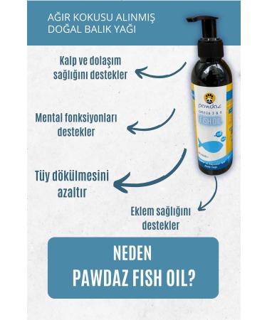 pawdaz Fish Oil - 200 ml. - Fish oil that supports skin and coat health (omega 3-6) - Buy Online on GoSupps.com