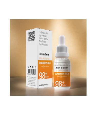 Rich in Derm Sun Milk Sun Screen High Protection