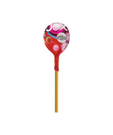 JOX Bubbly - Strawberry Peach Bubble Gum Apple Flavored Gum Filled Lollipop (13G X 110 Pcs) - Buy Online on GoSupps.com
