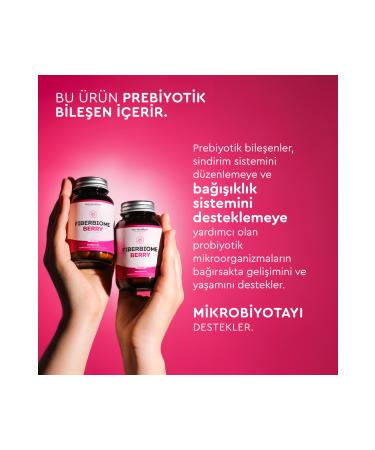 Next Microbiome Fiberbiome Berry Prebiotic Containing Supplementary Food - Buy Online on GoSupps.com