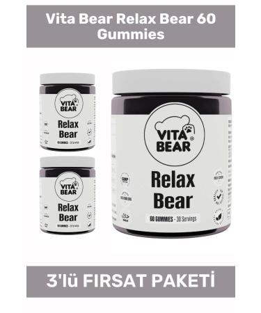 Vita Bear Relax Bear 60 Gummies - 3 Pieces