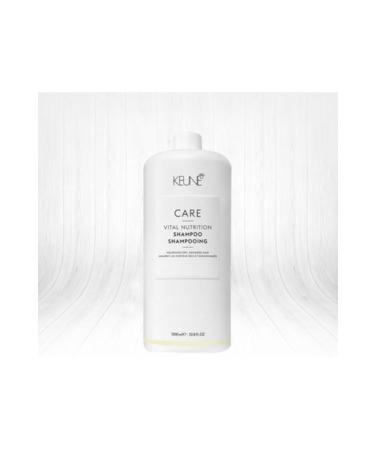 Keune Vital Nutrition Shampoo Repairing Shampoo for Damaged Hair 1000 ml - po uyttdfjk98ygvbjnklk