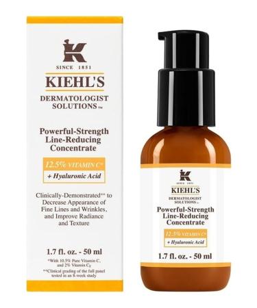 Kiehl's Powerful-Strength Line - Reducing Concentrate 50 ml - Vitamin C and Hyaluronic Acid - Buy Online on GoSupps.com