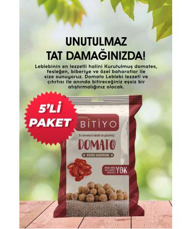 INSTANT FINISH Tomato Chickpea 0 Natural Dry Roasted Chickpea 75 Grams X 5 Pieces (Does not contain Flavor Colorant Preservative)
