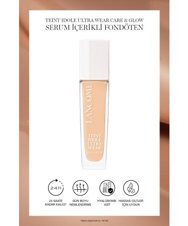 Lancome Teint Idole Ultra Wear Care & Glow Serum Liquid Foundation 125w 3614273675857