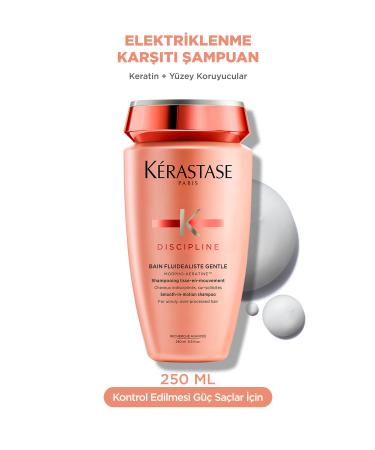 Kerastase Discipline Bain Uid aliste Gentle Sulfate-Free Anti-Frizz Shampoo 250ml trusty53