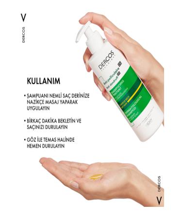 Vichy Dercos Shampoo - Anti-Dandruff Shampoo 390ml SH NEE562 - Buy Online on GoSupps.com
