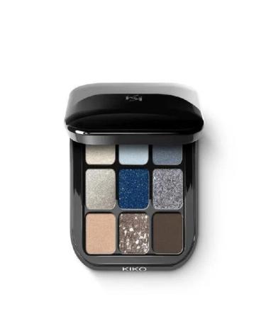 kiko milano NEW GLAMOR MULTI FINISH EYESHADOW PALETTE 05 Blue Variations