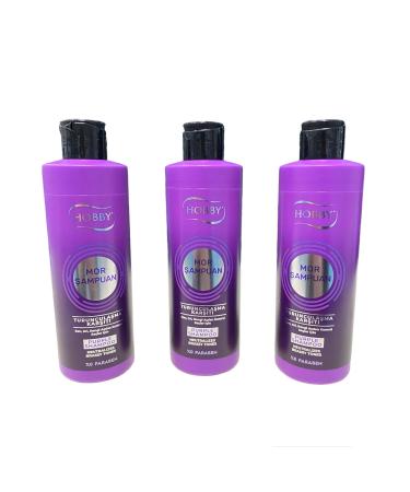Hobby purple shampoo set There are 3 products in the set (3 * 250 ml : 750ml) - Buy Online on GoSupps.com