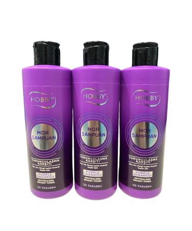 Hobby purple shampoo set There are 3 products in the set (3 * 250 ml : 750ml) - Buy Online on GoSupps.com