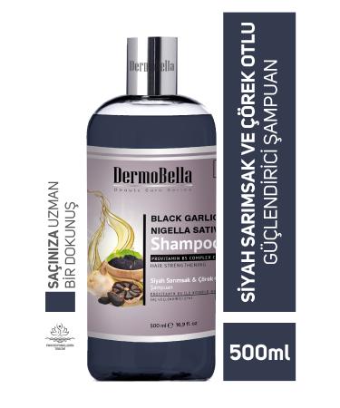 DERMOBELLA Black Garlic and Black Cumin Shampoo 500 ml