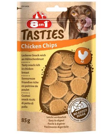 Tasties Chicken Chips Chicken Chips Dog Treat 85 Gr