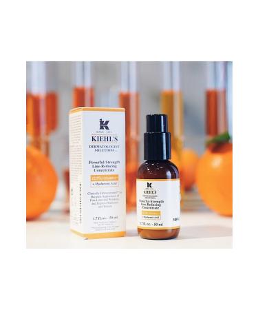 Kiehl's Powerful-Strength Line - Reducing Concentrate 50 ml - Vitamin C and Hyaluronic Acid - Buy Online on GoSupps.com