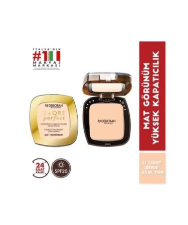 Deborah Milano Compact Long Lasting Foundation 01G L.Beige