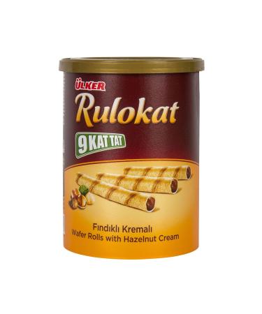 Ulker 9 Kat Tat Rulokat Hazelnut Roll Wafer 170 Gr