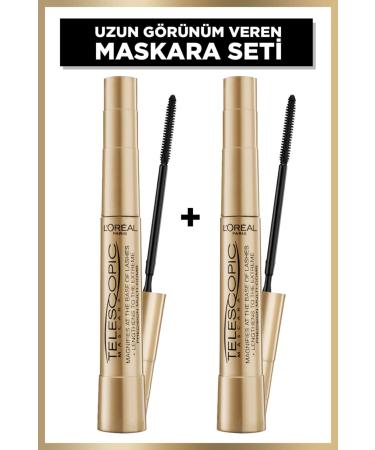 L'Oreal Paris Telescopic Black Mascara Set of 2 L'Oreal Paris