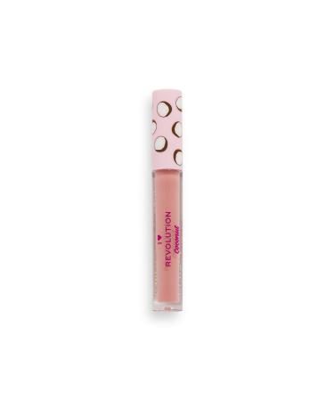 I Heart Revolution Tasty Coconut Milk Lip Gloss Nude Coconut Meringue Lip Gloss