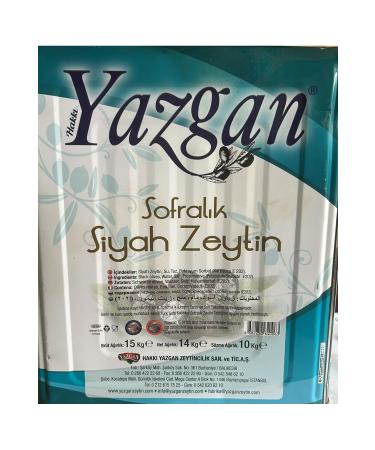 OLIVE YAZGAN BLACK OLIVE SALT-FREE DIET 10KG