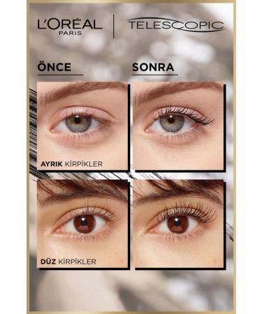 L'Oreal Paris Telescopic Mascara & Revitalift Filler Brightening Eye Serum Set of 2 - Buy Online on GoSupps.com