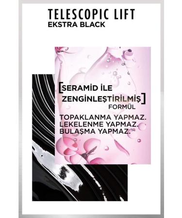 L'Oreal Paris Telescopic Lift Extra Black Mascara Long and Volume - Buy Online on GoSupps.com