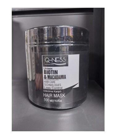 Q-NESS PROFESSIONAL ANTI-LOSS BIOTIN & BOTOX LOSS CONTROL HAIR MASK 500 ML.