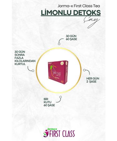 Jorma-x First Class Tea First Class Lemon Detox Tea - Buy Online on GoSupps.com
