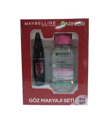 Maybelline New York Over The Top Mascara Root-to-Tip Effective Garnier Micellar Makeup Remover Water 100 ml - Buy Online on GoSupps.com