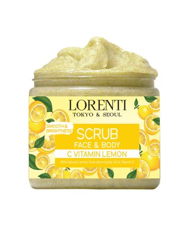 LORENTI Lemon Essence Brightening Face and Body Peeling 500 ml