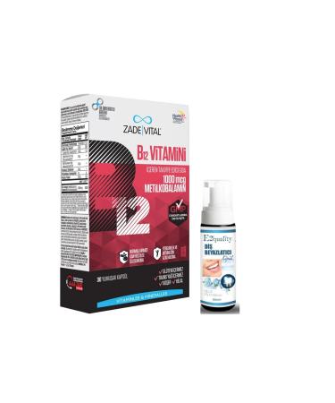 Zade Vital Vitamin B12 30 Softgels - Teeth Whitening Foam 60ml