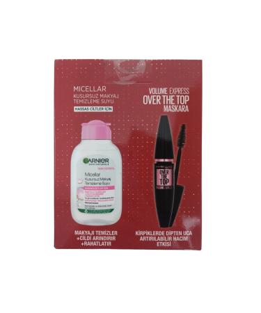 Maybelline New York Over The Top Mascara Root-to-Tip Effective Garnier Micellar Makeup Remover Water 100 ml - Buy Online on GoSupps.com