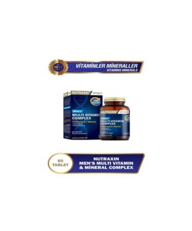 Nutraxin Men's Multi Vitamin Complex Supplementary Food for Men 60 Tablets