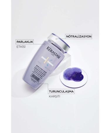 Kerastase Blond Absolu Bain Ultra-violet Ideal Shampoo for Cool Blonde and Grey Hair250ml-6512301- - Buy Online on GoSupps.com