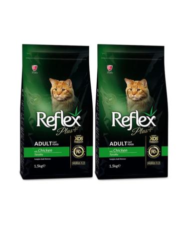 Reflex Chicken Cat Food 1.5 kg x 2