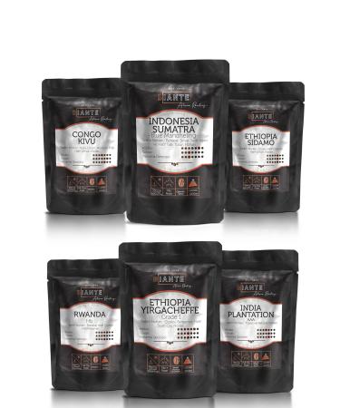 Biante Special Afro-Asian Trial Set Single Origin Arabica 6x100g