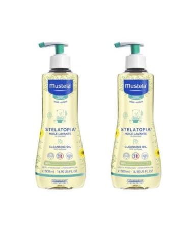 Mustela Stelatopia Huile Lavante Cleansing Oil 500 Ml 2 Boxes