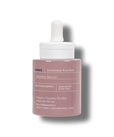 Korres Apothecary Wild Rose Wrinkle Dark Spot and Dullness Improver and Brightening Serum 30 ml