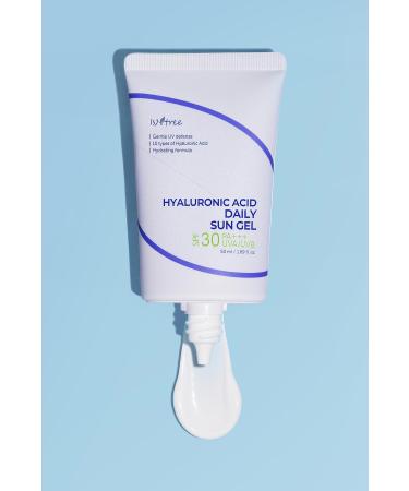 Isntree Hyaluronic Acid Daily Sun Gel 50 Ml - (Daily Sunscreen Gel Containing 10 Types of Hya Acid 30spf/pa+++) - Buy Online on GoSupps.com