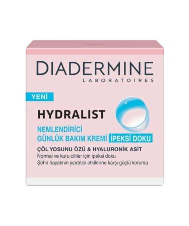 Diadermine Hydralist - Moisturizing Daily Care Cream with Desert Algae Extract and Hyaluronic Acid 50 ml