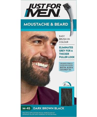 Just For Men Beard and Moustache Dye Dark Brown Black M-45 MehDem242