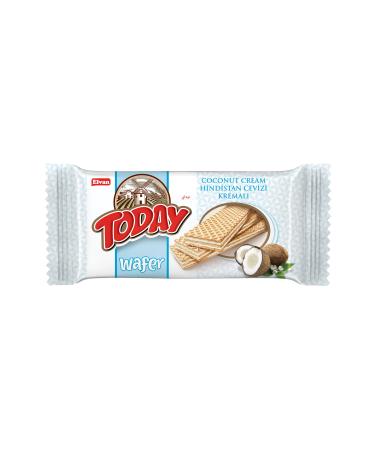 Elvan Today Coconut Wafers 40gr. 24pcs (1 PACK)