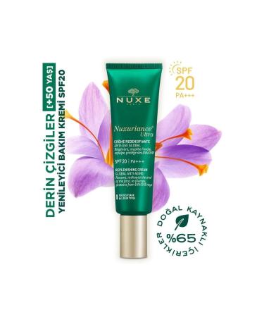Nuxe Nuxuriance Ultra Anti-Aging Day Renewal Care Cream Spf20 50ml Facelight543