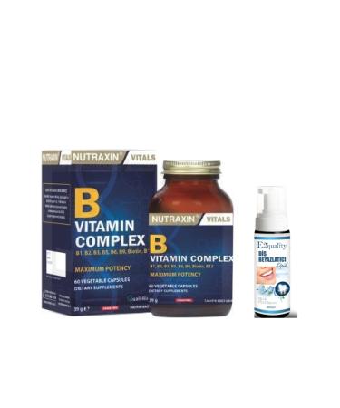 Nutraxin B Vitamin Complex 60 Capsules - Teeth Whitening Foam 60ml