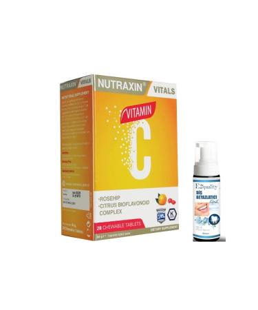 Nutraxin Vitamin C 28 Chewable Tablets - Teeth Whitening Foam
