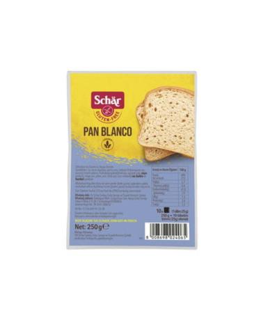 Schar Pan Blanco Sliced Bread 250 gr 2 Pieces