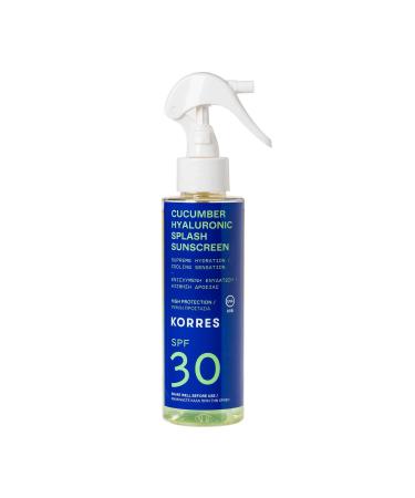 Korres Cooling Effect Fast Absorbing and Vegan Spf30 Sun Protection Spray for Face and Body 150 ml