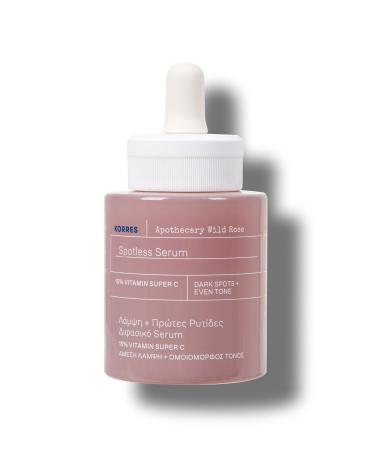 Korres Apothecary Wild Rose Wrinkle Dark Spot and Dullness Improver and Brightening Serum 30 ml - Buy Online on GoSupps.com