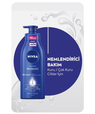 NIVEA Nourishing Body Milk (INTENSIVE MOISTURIZING CARE) 400 ml - Buy Online on GoSupps.com
