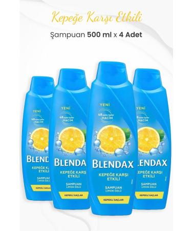 Blendax Anti-Dandruff Lemon Essence Shampoo 500 ml x 4 Pieces